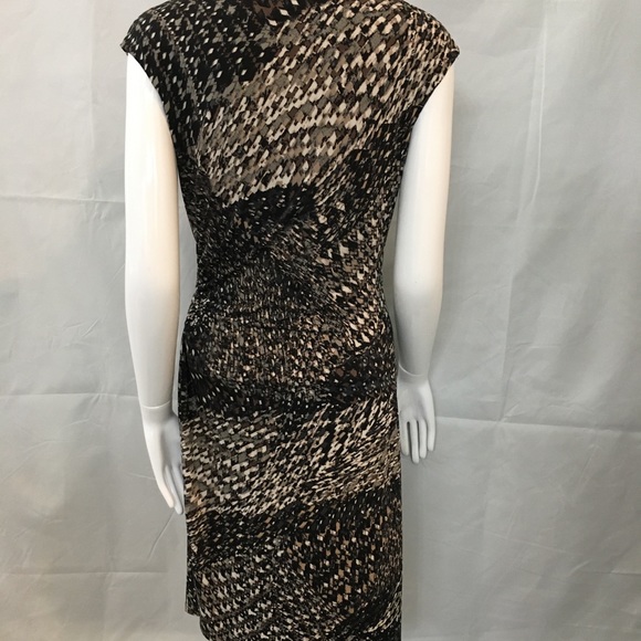 Nine West animal print ‘wrap’ dress Size 4 - Picture 4 of 13